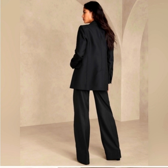 Banana Republic Lido Wide Leg Black Pants Size 4 - Picture 6 of 10